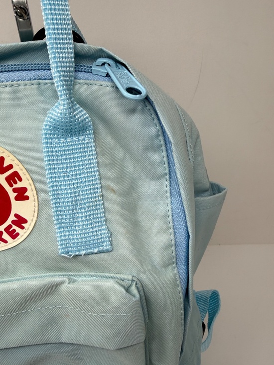 Fjallraven Kanken Woven Nylon School Work Commuter Travel Backpack Bag Blue main image 4